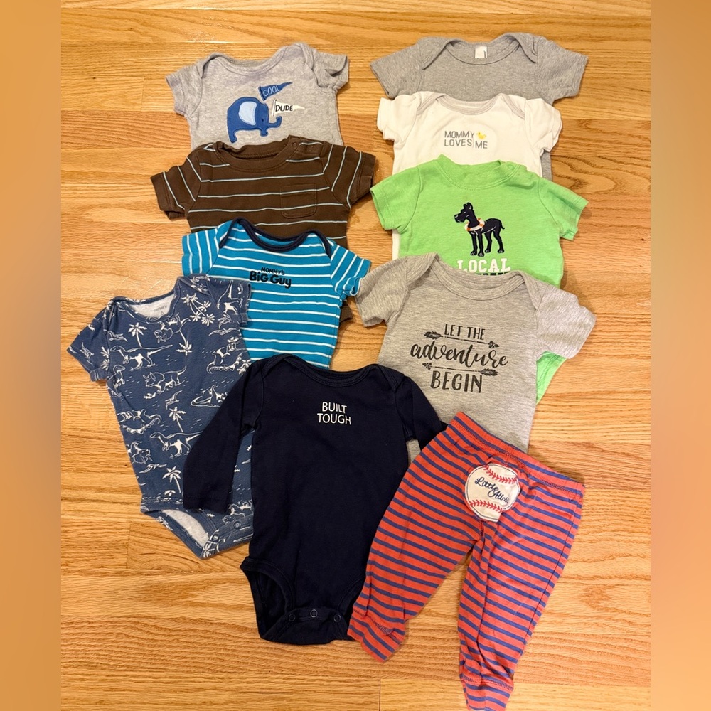 Carter's Assorted Baby Bodysuits and Pants Set